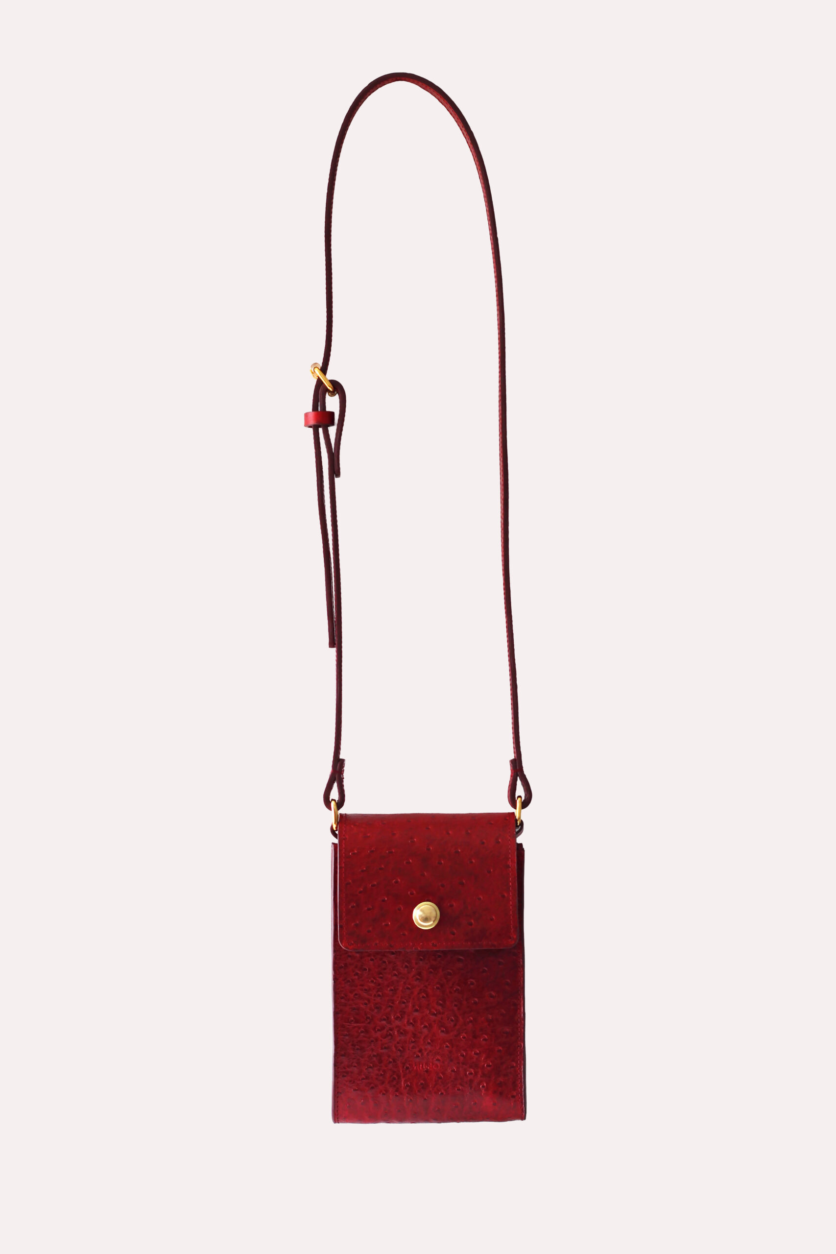Drillo • special edition red ostrich
